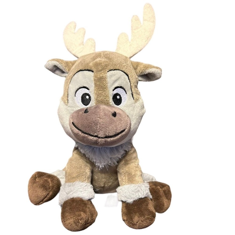 Disney Frozen Baby Sven Reindeer Sitting Stuffed Plush Animal Toy 10" Nicotoy